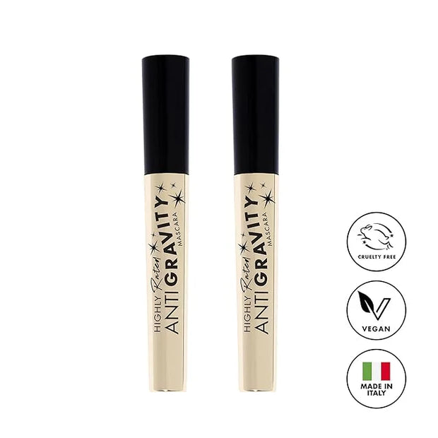 Milani Mascara Volume and Length, Highly Rated Anti-Gravity Black Shade with Castor Oil and Molded Hourglass Shaped Lash C...