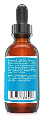 Eye Reboot Serum with 6% Caffeine, Hyaluronic Acid, Retinol & Niacinamide – Hydrating Formula For Delicate Eye Area – Help...
