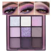 Purple Pink Eyeshadow Eye Shadow Palette Makeup,Violet Lavender Eyeshadow Palette Make Up Highly Pigmented Waterproof Mauv...
