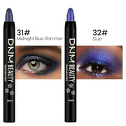 Kaely 2Pcs Cream Eyeshadow Sticks Set for Eyes Waterproof,Midnight Blue Shimmer & Blue Shimmer Matte Eye shadow Stick Penc...