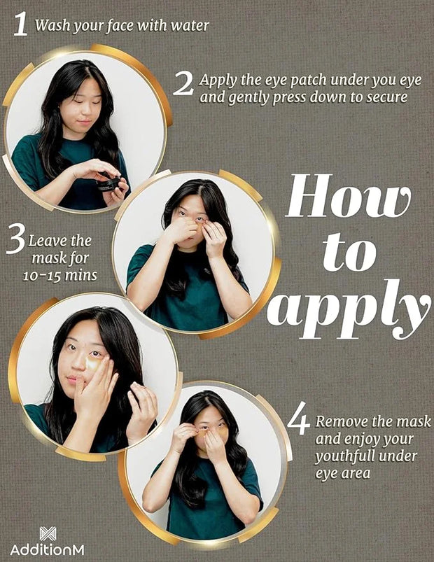 Under Eye Mask (60 Pcs) for Dark Circle & Puffiness Reduction, Valentines gift, Hyaluronate Anti-Wrinkle Gel Patch for Eye...