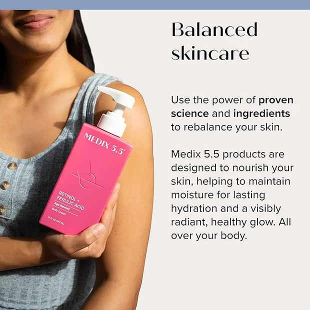 Medix 5.5 Retinol Body Lotion Skincare Moisturizer | Anti Aging Retinol Body Cream | Skin Care Tightening Lotion For Women...