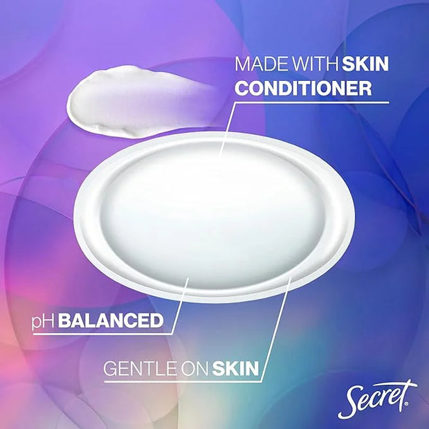 Secret Fresh Antiperspirant Deodorant for Women, 72hr Breathable Sweat & Odor Protection, Instant Freshness & Gentle, PH B...