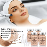 BB Facial Glow Serum Starter Kit Hyaluronic Acid Essence Foundation Skin Care Kit 0.27oz 12 Vials, Combined With Niacinami...