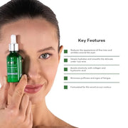 Collagen Hyaluronic Acid Serum; Reduces Dark circles, Puffy Eyes, Wrinkles, Under Eye Bags, Fine Lines. Anti-Aging, Hydrat...