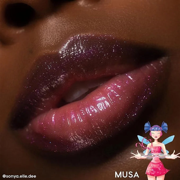 ColourPop Winx Club Ultra Glossy Lip Gloss - Hydrating Pink Lip Gloss for Juicy, Fuller-Looking Lips - Formulated with Joj...