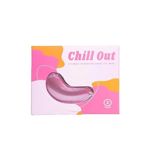 Chill Out Under Eye Masks (1 Pair) - Hydrating Gel Pads with Glycyrrhiza Glabra & Centella - Depuff & Brighten Dark Circle...