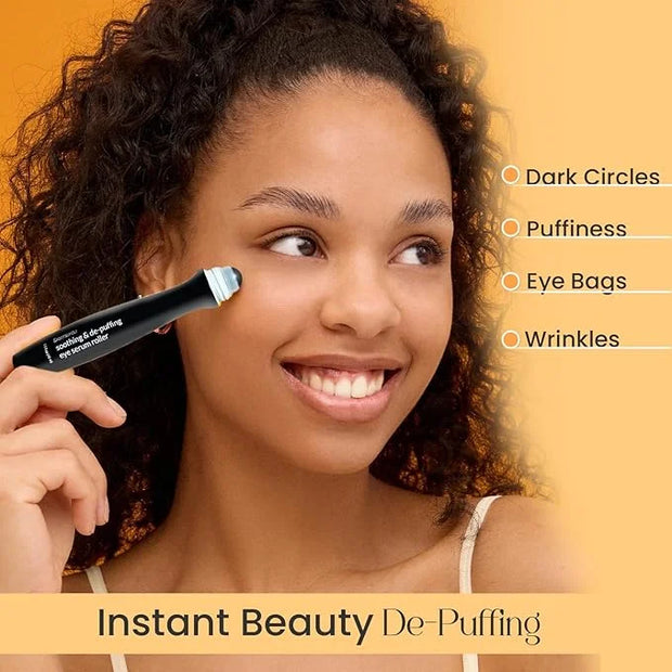 Dermisyou Under Eye Serum Roller Reduce Wrinkle & Fine Lines & Puffiness For Dark Circles Undereye Bags Women & Men - Prod...