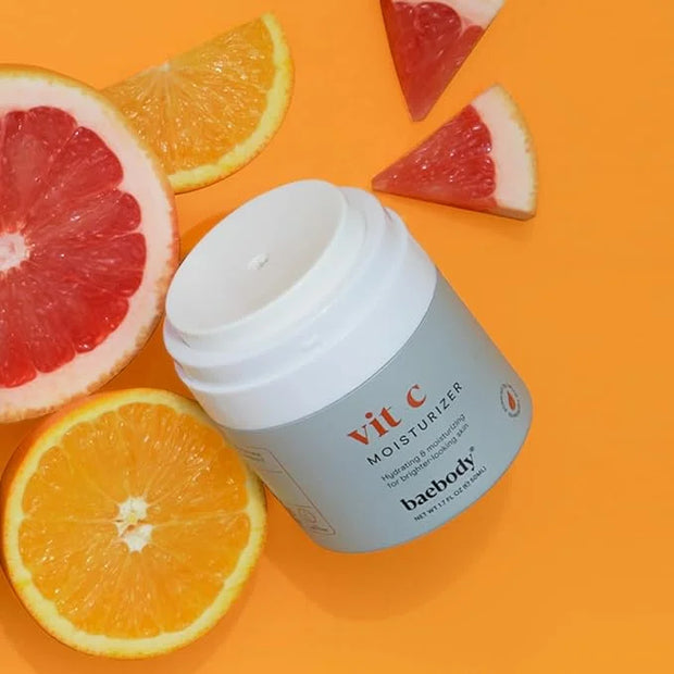 Baebody Made in USA Vitamin C Face Moisturizer - Brightening Vitamin C Cream Moisturizer with Jojoba Oil - Anti Aging and ...