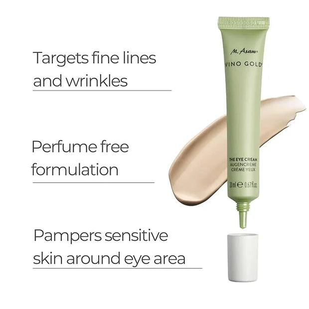 M. Asam VINO GOLD Eye Cream (0.67 Fl Oz), Eye Care Against Dark Circles For A Smoothed Eye Area, Anti-Aging Dark Circles U...