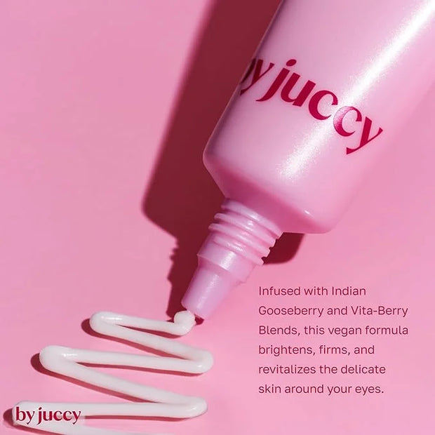 By Juccy Gooseberry Dark Circle Clarifying Eye CreamㅣFor Puffy Eye Bags, Wrinkles, Fine Lines | Vitamin C, Glutathione, Pe...