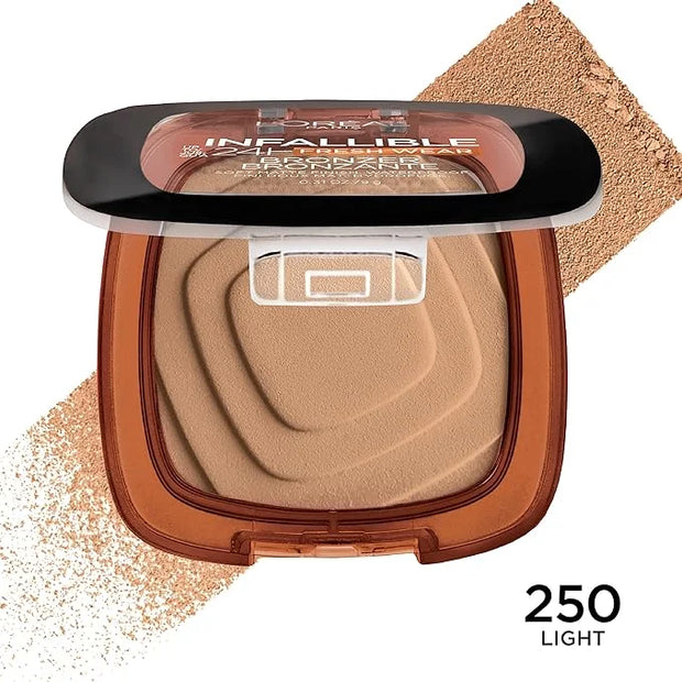 L'Oreal Paris Infallible Up to 24H Fresh Wear Soft Matte Longwear Bronzer. Waterproof, heatproof, Transfer, humidity and s...