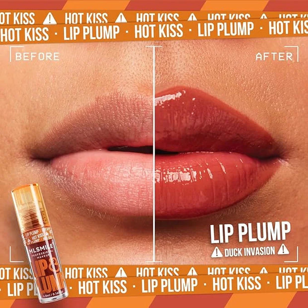 Duck Lip Plumper Glow - Hydrating Fat Lip Oil Plumper Gloss & Glitter Shine Make Lips Fuller (01) - Product Image