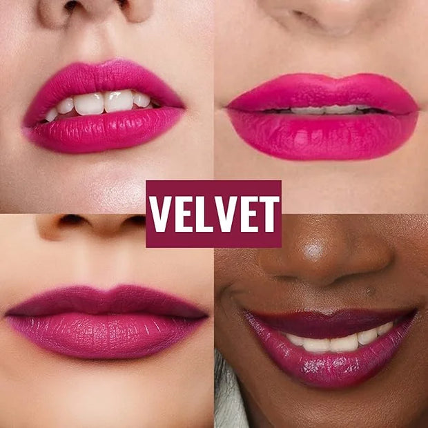 Oulac Creamy Matte Lipstick for Women, Lipstick & Blush Duo, Magenta Soft Satin Finish Lipsticks with Moisturising Formula...