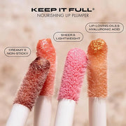 Milani Lip Gloss, Keep It Full Nourishing Lip Plumper with Hyaluronic Acid & Peptides for Soft, Fuller-Looking Lips (0.13 ...