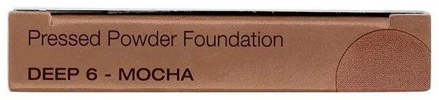 Mineral Fusion Pressed Powder Foundation, Deep 6 - Deep Skin w/Cool Undertones, Age Defying Foundation Makeup with Matte F...
