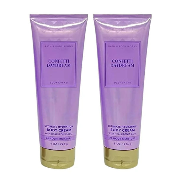 Bath & Body Works Ultimate Hydration Body Cream Pack of 2 (Confetti Daydream),8.0 fluid_ounces - Product Image