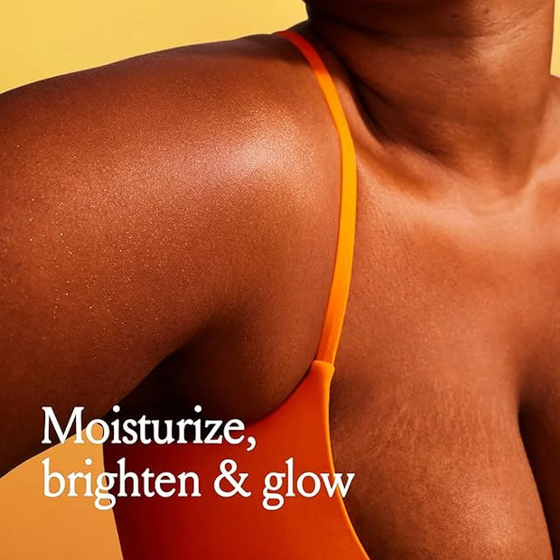 Billie Glow Brightening Women's Body Lotion, Citrus Woods Scent, With Vitamin C, 18 fl oz - Product Image