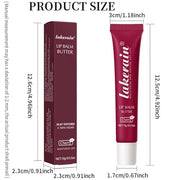 Tinted Lip Butter Balm - Tinted Moisture Gel Lip Gloss | Hydrating Glow Tinted Lip Care | Tinted Lip Stain (Cherry, 05) - ...