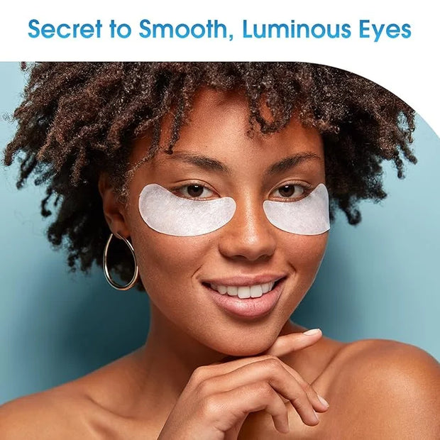 Under Eye Patches with Hyaluronic & Ceramide- Dermatologist Tested Korean Eye Gel Patches for Dark Circles & Puffiness -Il...