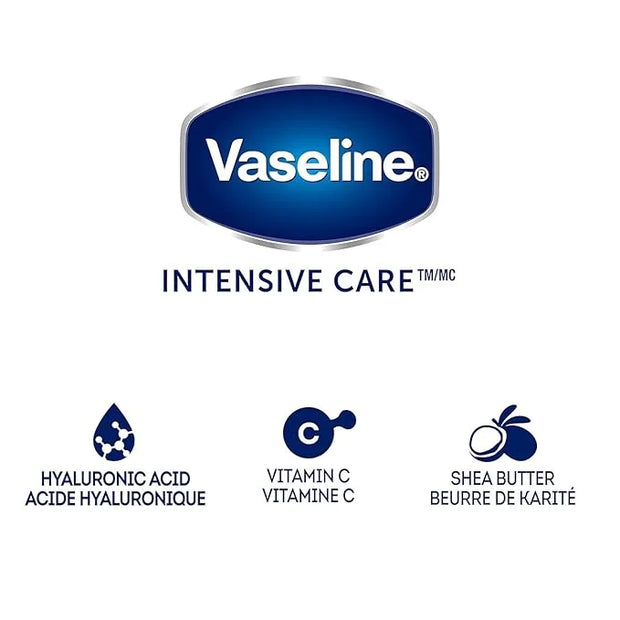 Vaseline Lotion, Intensive Care Nourishing Moisture 2-Pack – Moisturizer with Oat Extract + Ultra-Hydrating Lipids for Hea...