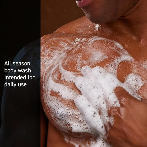 Cremo Body Wash Men, Notes of Bright Cardamom, Dry Papyrus and Aromatic Palo Santo, 16 Fl Oz - Product Image