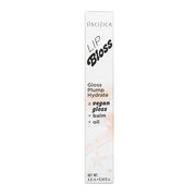 Pacifica Plumping Lip Gloss – Jasmine Kiss Flavored Lavender-Pink Tint Hydrating Lip Oil Balm, No-Tingle Volumizing Gloss ...
