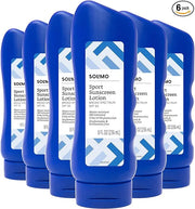 Amazon Brand - Solimo Sport Sunscreen Lotion, SPF 50, Formulated without Octinoxate & Oxybenzone, Broad Spectrum UVA/UVB P...