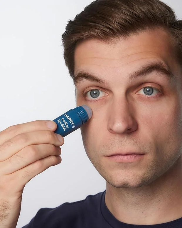 Harry's Cooling Eye Kit for Men - Gua Sha Depuffing Facial Massage Tool and 2 Cooling Eye Sticks - Product Image