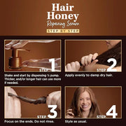 Garnier Whole Blends Honey Treasures Hair Honey Repairing Serum for Long, Damaged Hair, 5.1 Fl Oz, 2-Count (Packaging May ...
