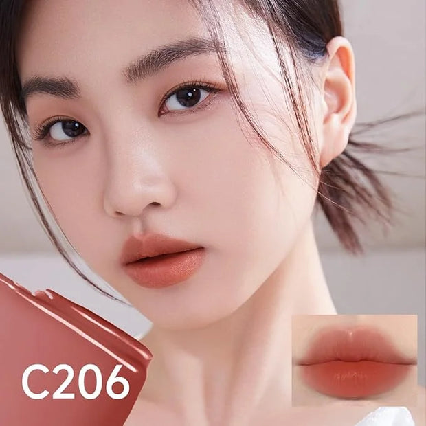 Hydrating Lip Serum Cream, Longlasting Moisturizing, Lightweight Lip Gloss, Semi-Matte Lipstick with Vitamin E, Crithmum M...
