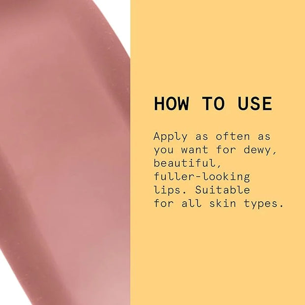 Beauty Pie Wondergloss Collagen Lip Oil + (Nude Nectar) – Hydrating, Plumping, Non-Sticky Gloss with Collagen AC Micro-Vec...