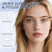 Eyebrow Eyelash Growth Serum,Natural Eyebrow Serum for Longer, Fuller, and Thicker Brows Lash - Product Image