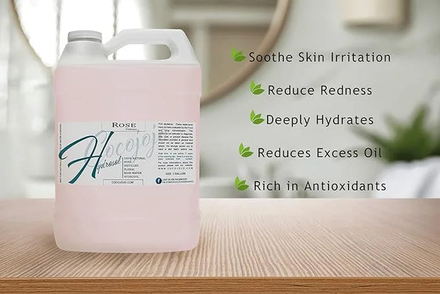 Rose Hydrosol Spray Cleansing Non GMO Facial Toner for Face Body Locs Rose Water Hydrating Face Mist, for Hydration Pure &...