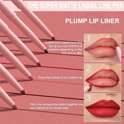 evpct 12Pcs Retractable Lip Liners Pencils Set Pack for Shaping & Sculpting Lips, Mauve Maroon Red Orange Nude Coffee Brow...