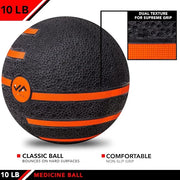 JFIT Medicine Exercise Ball with Dual Texture - Product Image
