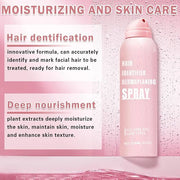 Hair Identifier Spray for Face Shaving Powder for Women Skin Body Hair IdentifyingSpray for Dermaplaning Glow Reveal Face ...