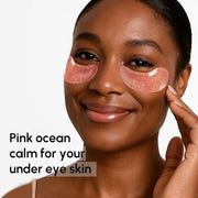 MAREE Pink Eye Gels - Marine Collagen Under Eye Patches for Puffy Eyes and Dark Circles - Undereye Mask Patches for Women ...