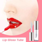 AMORIX 50PCS Mini Lip Gloss Tubes with Wand 1.2ml Empty Lip Gloss Containers Clear Refillable Travel Lip Balm Bottles for ...