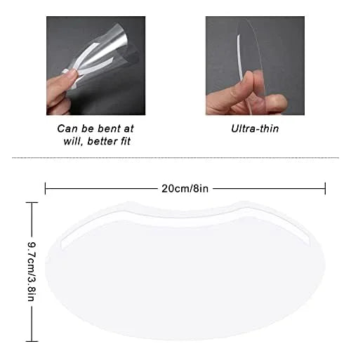30 PCS Face Shield for Shower, Clear Eyebrow Shower Visor for Adults Eyelash Extensions, Eyelid Surgery, Lash Aftercare fo...