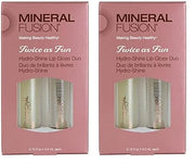 Mineral Fusion Twice As Fun, Hydro-Shine Lip Gloss Duo (Pack of 2) - Product Image