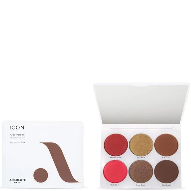 Absolute New York ICON Face Palette (Medium to