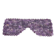 Jade Eye Mask, Jade Stones Agingproof Cooling Sleeping Eye Mask, Cold Eye Covers For Relief Eye Fatigue (Amethyst) - Produ...