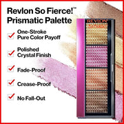 Revlon So Fierce Prismatic Eyeshadow Palette, Eye Makeup, Ultra Creamy Pigmented in Blendable Matte & Pearl Finishes, 966 ...
