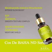 NAD+ Radiance Serum with Peptide Complex, Madecassoside & Adenosine for Hydrated, Refreshed Skin,1 Fl Oz (30ml) - Product ...