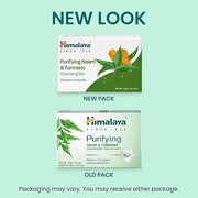 Himalaya Purifying Neem & Turmeric Cleansing Bar for Clean and Healthy Looking Skin, Free from Parabens, SLS and Phthalate...