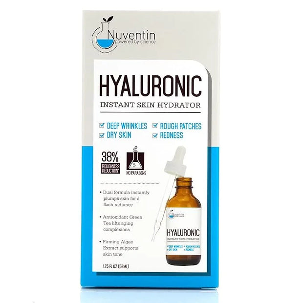 Hyaluronic Acid Serum Anti Aging Skin Care Facial Booster For Face - Hydro-Boost Moisturizer Booster W/Vitamin C & Vitamin...