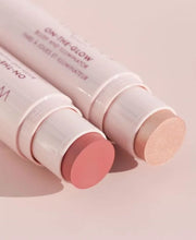 Wander Beauty On-the-Glow Blush and Illuminator - Sienna Sunset/Nude Glow - 7-in-1 Hydrating Cream Blush & Highlighting St...