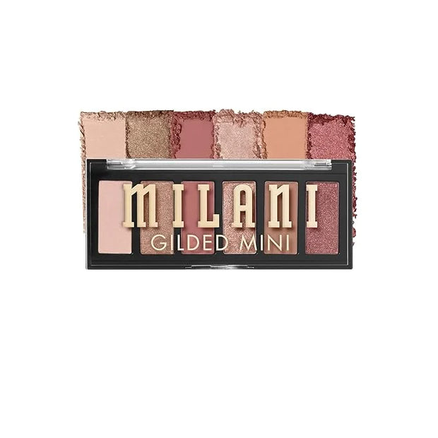 Milani Gilded Mini Eyeshadow Palette with 6 Matte & Shimmer Hues - It's All Rosé - Product Image