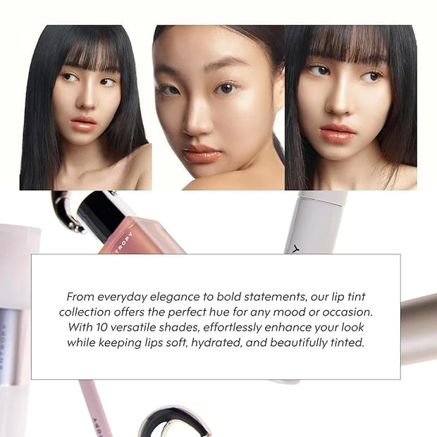 ENTROPY Makeup 2-in-1 Charm Shiny Glowy Lip & Cheek Gloss Tint Keychain, High Pigment Glossy Lip Color & Plumping Gloss, C...